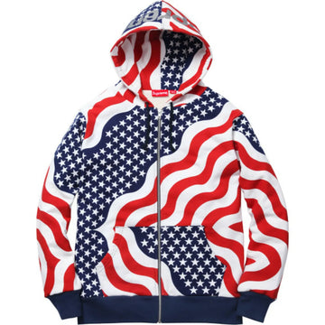 Supreme Thermal Zip Up Sweatshirt (FW14) USA