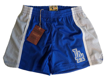 Mitchell & Ness Women's Los Angeles Dodgers Jump Shot Shorts Blue