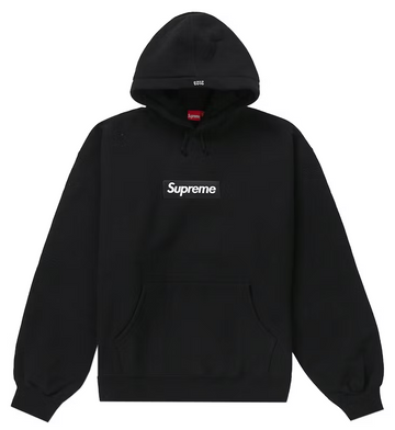 Supreme Box Logo Hooded Sweatshirt (FW23) Black (WORN)