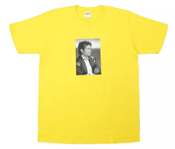 Supreme Michael Jackson Tee Yellow – RIF LA Supreme Michael Jackson Tee Yellow – RIF LA