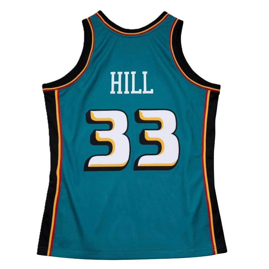 Mitchell & Ness Detroit Pistons Grant Hill '98-'99 Road Authentic Jersey Teal