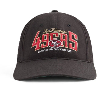 Kith x NFL x '47 Brand San Francisco 49ers Wool Blend Franchise Cap Black