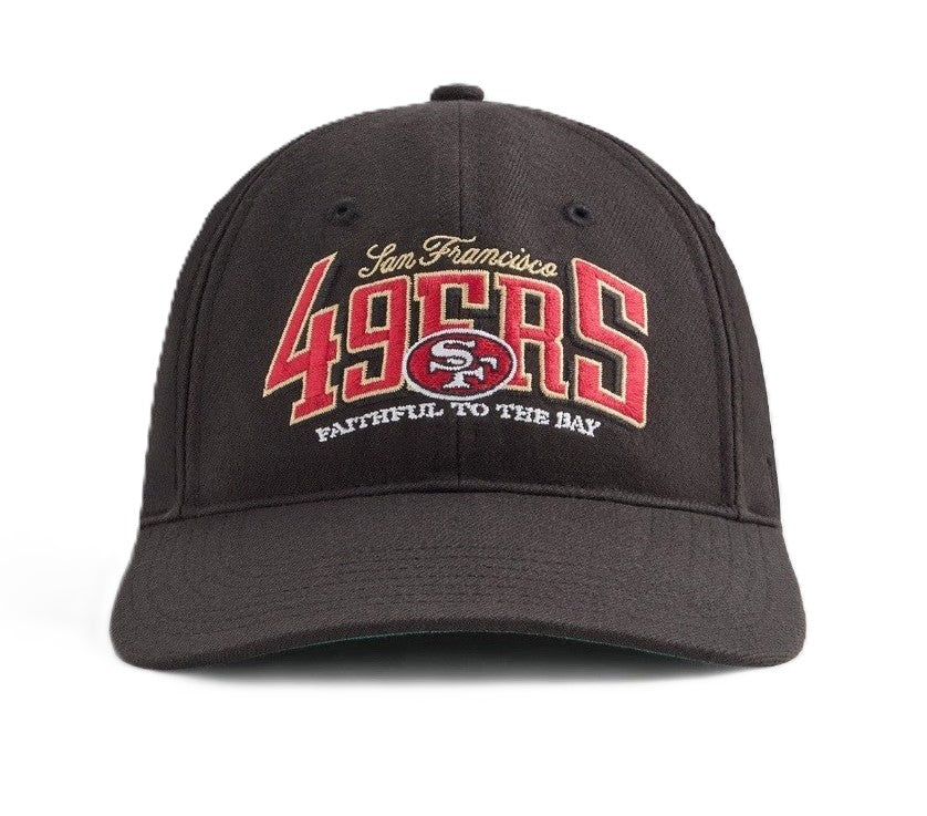 Kith x NFL x '47 Brand San Francisco 49ers Wool Blend Franchise Cap Black