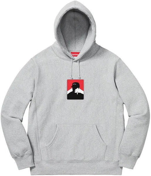 Supreme Portrait Hooded Sweatshirt Grey