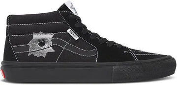 Supreme Vans Sk8 Grosso Mid Nate Lowman Black