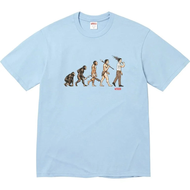 SUPREME TシャツEvolution Tee Lサイズ【完売品】 Supreme Evolution Tee Powder Blue – RIF LA