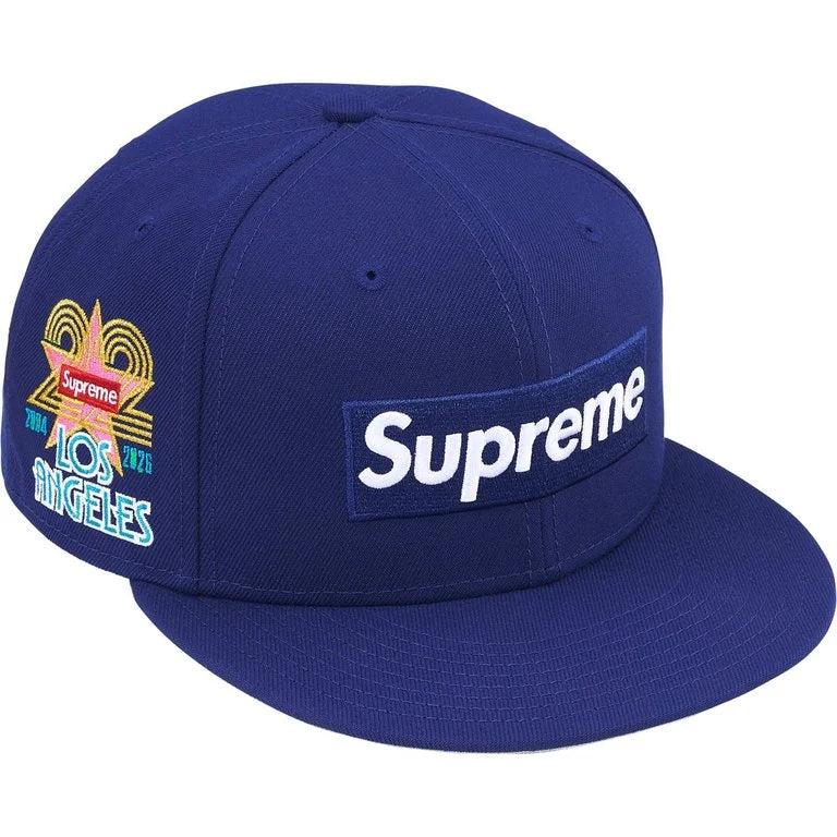 Supreme LA Shop Box Logo New Era Fitted Cap Royal – RIF LA