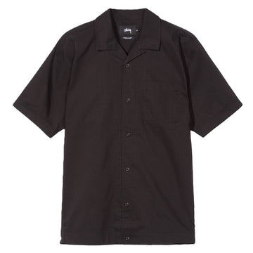Stussy Hellshire Bowling Shirt Black