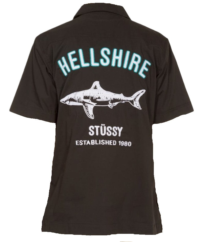 Stussy Hellshire Bowling Shirt Black