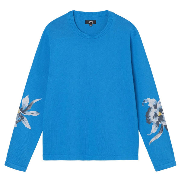 Stussy Orchid Knit Sweater Blue (WORN) – RIF LA