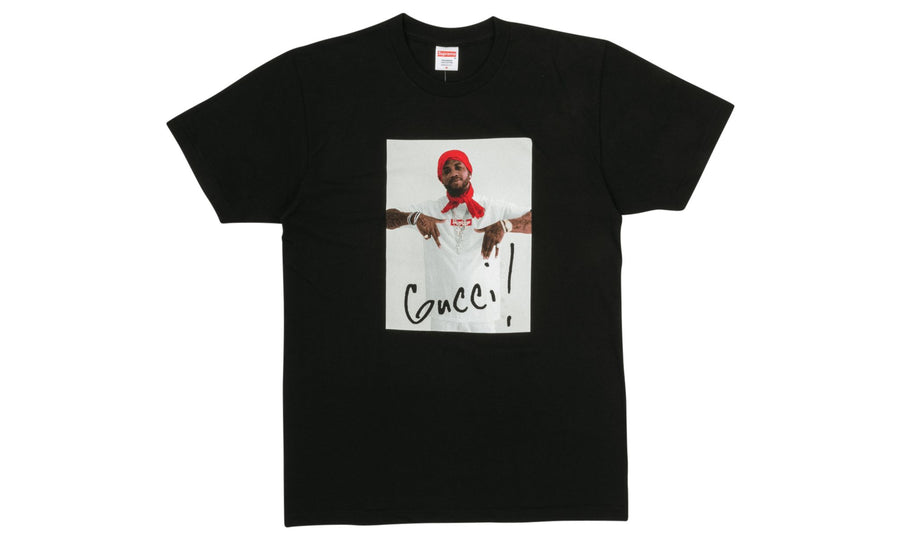 希少Supreme Gucci mane Tシャツ Mサイズ Supreme Gucci Mane Tee Black – RIF LA