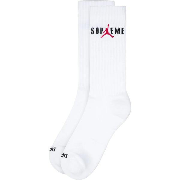Supreme Jordan Crew Socks White – RIF LA