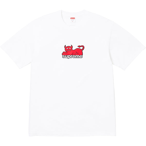 Supreme Toy Machine Devil Cat Tee White – RIF LA