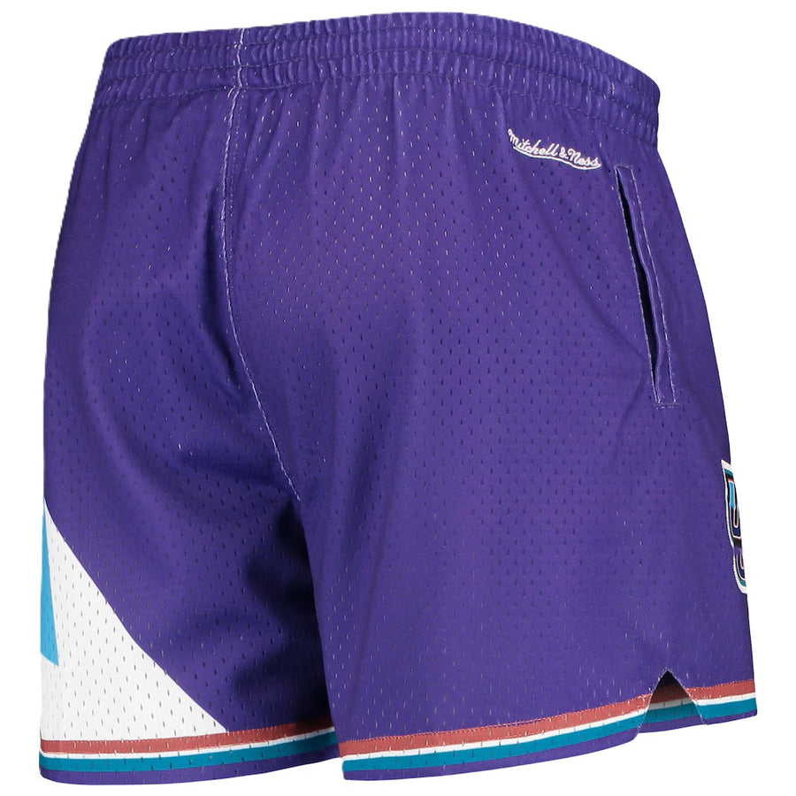 Mitchell & Ness Women's Utah Jazz Jump Shot Shorts Purple (WORN)