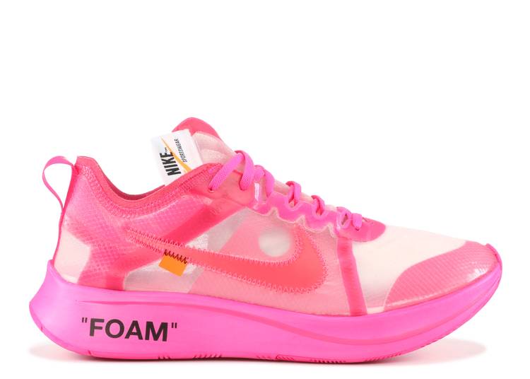 Nike Zoom Fly Off-White Pink (WORN/ REPLACEMENT BOX)