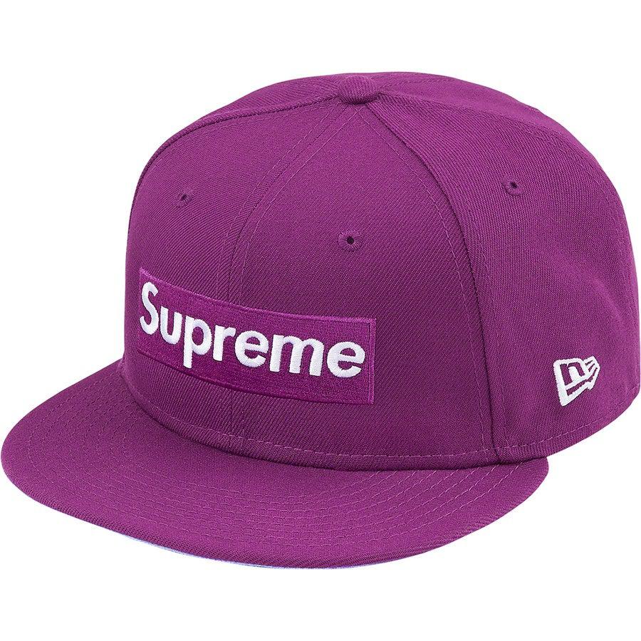Supreme No Comp Box Logo New Era® (Purple) (WORN)