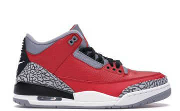 Jordan Latest 3 Retro Fire Red Cement (Nike Chi)