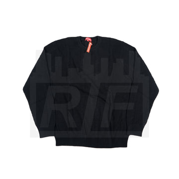Supreme Rib Crewneck Sweater F/W14 Burgundy
