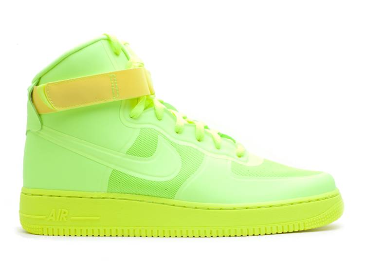 Nike Air Force 1 High Hyperfuse Volt (WORN/ REPLACEMENT BOX)
