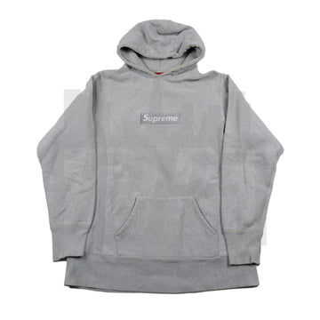 Supreme Grey / Grey Box Logo hoodie Boys (2003) (WORN)