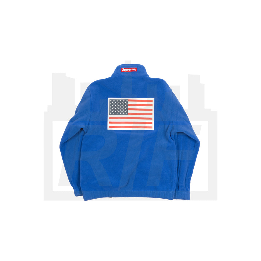 Supreme The North Face Trans Antarctica Expedition Fleece Jacket (S/S17) Royal (WORN)