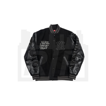 05 Hunter Thompson Varsity Jacket Black (WORN)