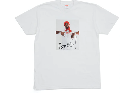 Supreme Gucci Mane Tee White (WORN)