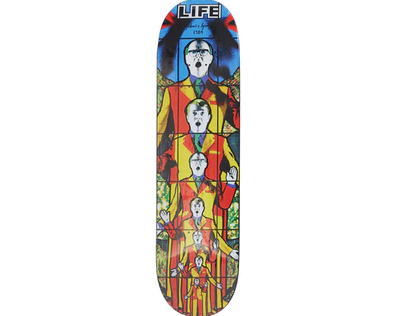 Supreme Gilbert & George LIFE Skateboard Deck Multi – RIF LA