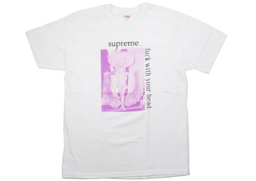 Supreme Fuck With Your Head Tee White