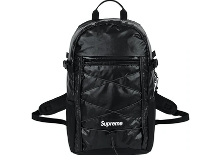 black leather supreme backpack Brand New Men's 100D Cordura Laminated Bookbag Bag low-vis green Color:Shady Grey Lace Flock JanSport Women's Agave Backpack Buy with confidence