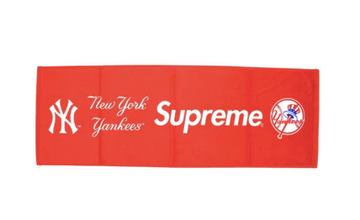 Supreme New York Yankees Hand Towel Red