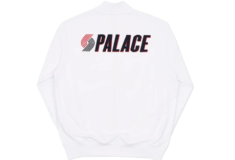 Palace Blazed Zip Bomber White