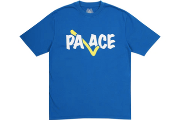 Palace Half Zip Packer Blue/Orange