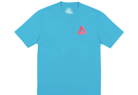 Palace P-3D T-shirt with (Ultimo 2017) Teal Blue
