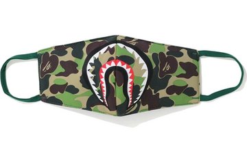 BAPE ABC Camo Shark Mask (SS20) Green