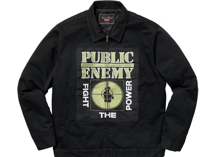 Supreme UNDERCOVER/Public Enemy Work Jacket Black