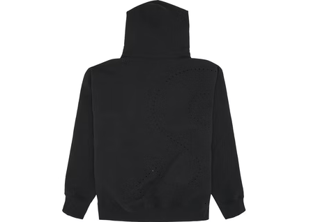 Supreme Laser Cut S Logo Hooded Sweatshirt Black