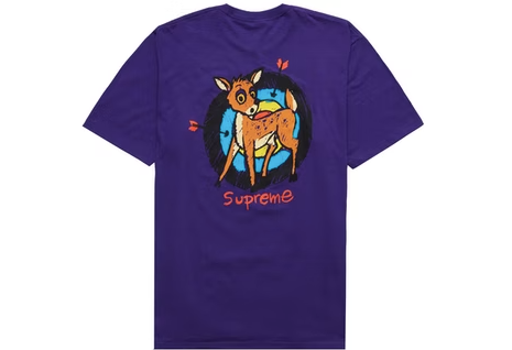 Supreme Deer Tee Purple