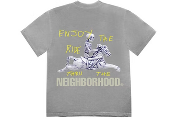 Travis Scott Cactus Jack x Neighborhood Carousel T-shirt Grey