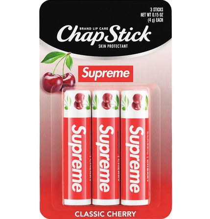 Supreme ChapStick Cherry (3 Pack) Red