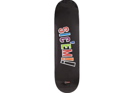 Supreme / WTAPS Sic'em! Skateboard スツール Supreme WTAPS Sic'em! Skateboard Deck Black – RIF LA