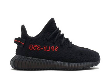 adidas Mid yeezy Boost 350 V2 Black Red (Infant)