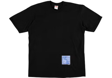 Supreme Middle Finger to the World Tee Black