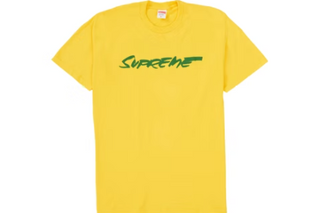 Supreme Futura Logo Tee Yellow (WORN)