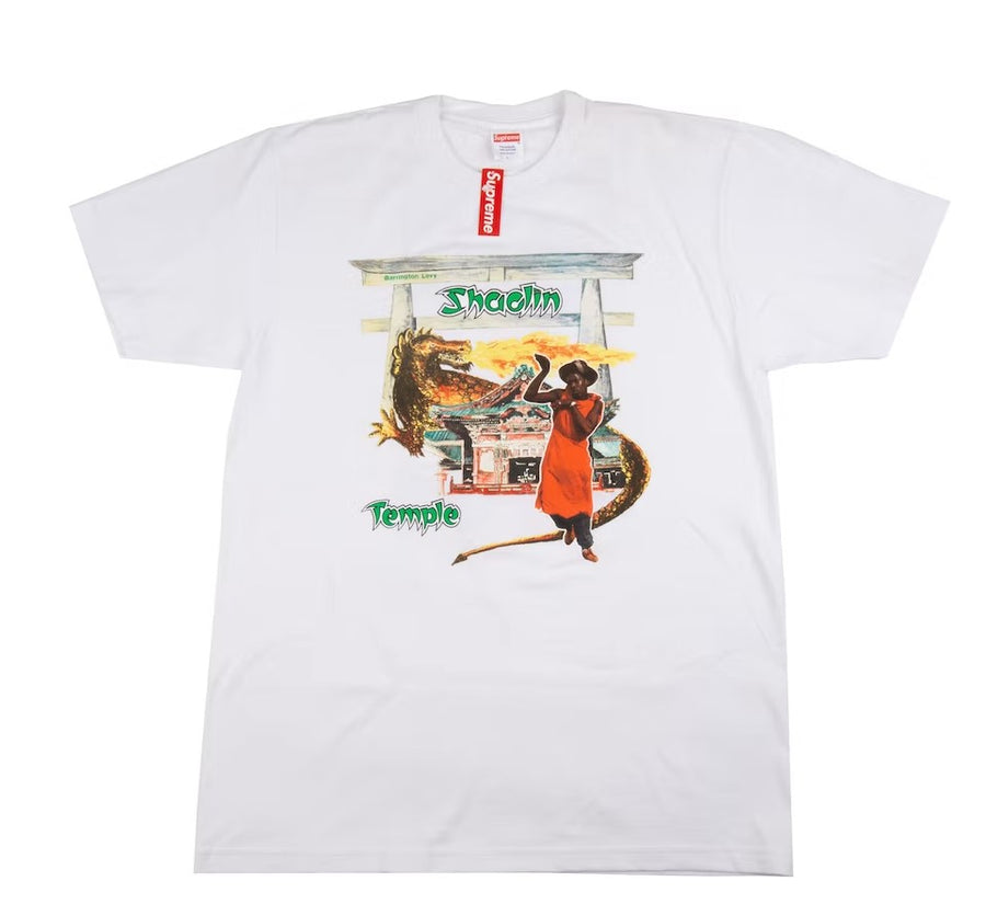 Supreme Barrington Levy Jah Life Shaolin Temple Tee White – RIF LA