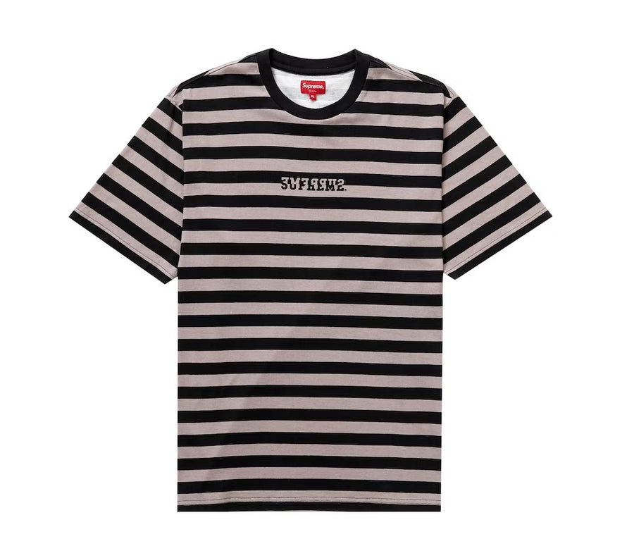 Supreme Reverse Stripe S/S Top Black – RIF LA