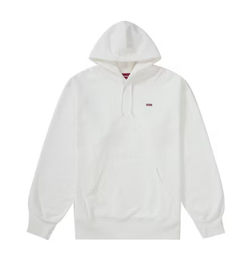 Supreme Small Box Hooded Sweatshirt (FW21) White (WORN)